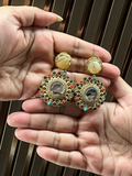 Sabyasachi inspired doublet stone work earrings